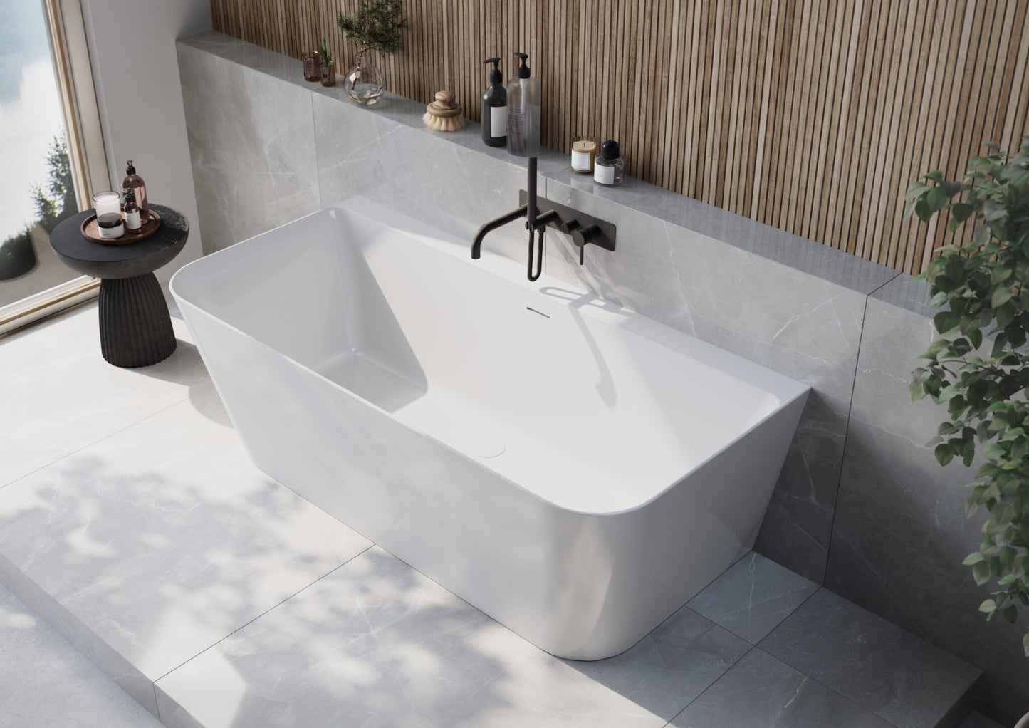 Porto Back To Wall Bath
