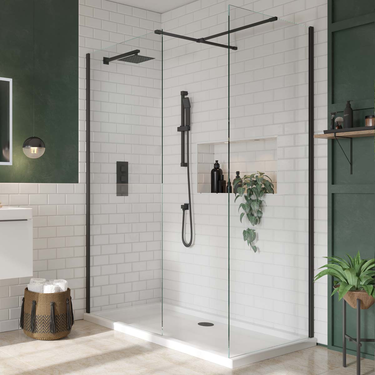 Wetroom screen profile Pack