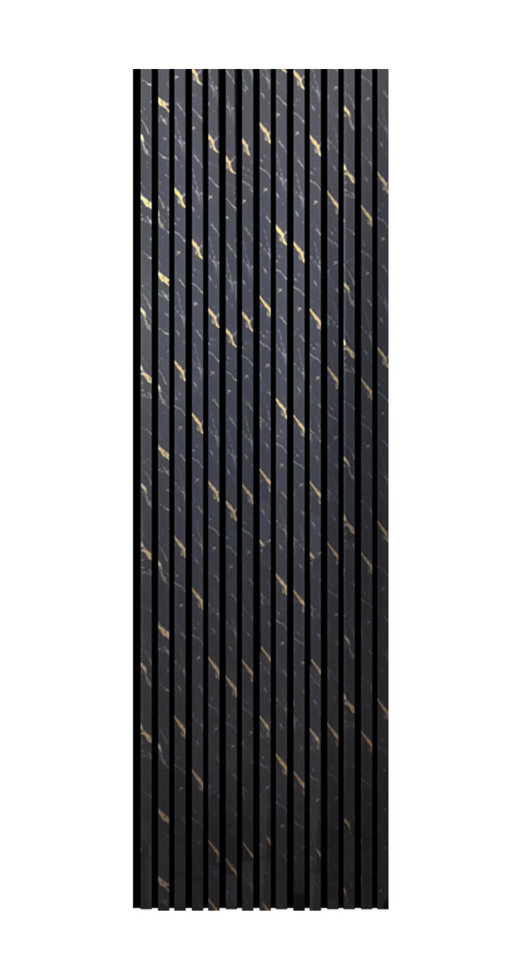 Black Gold Marble Oak Acoustic Panel
