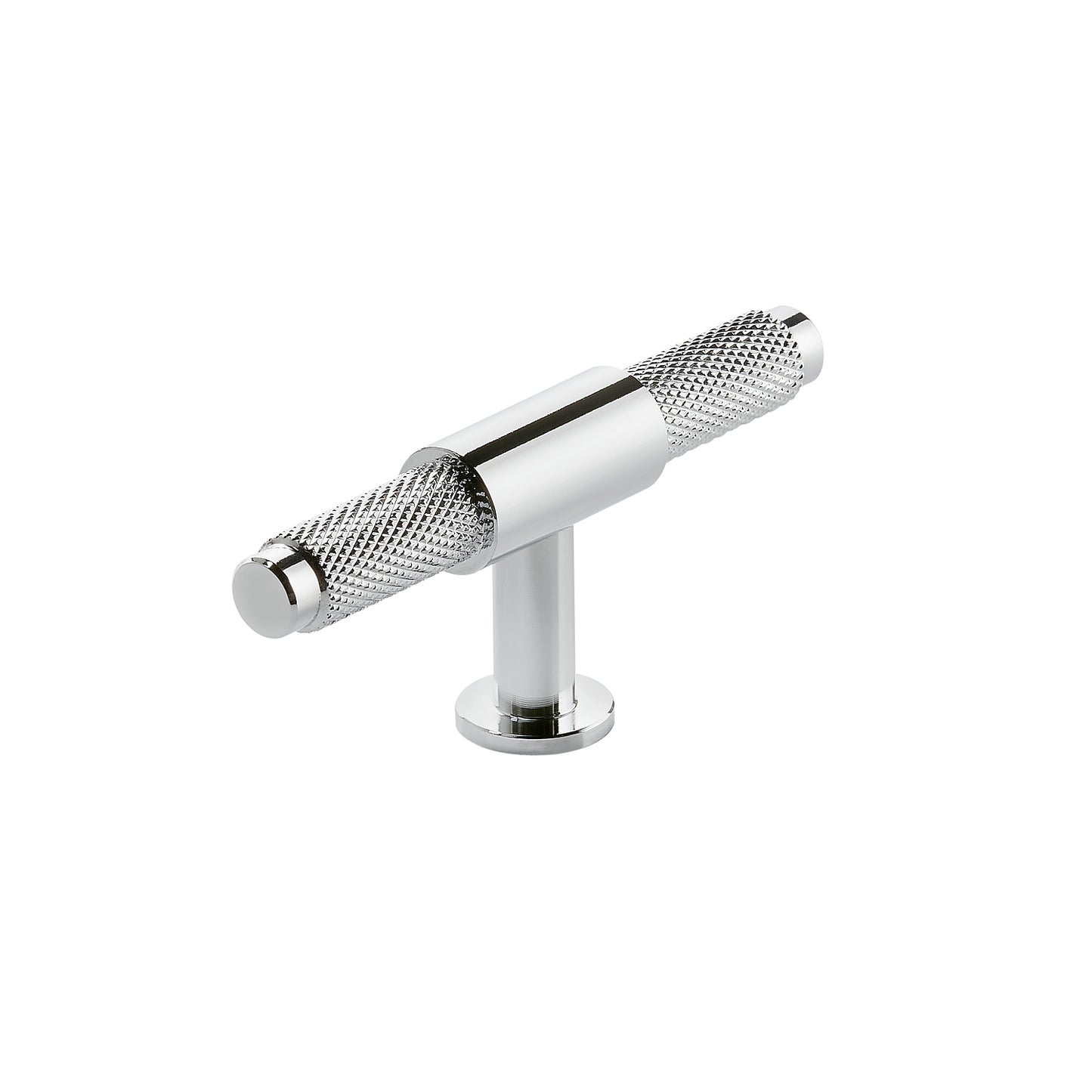 Chrome Knurled T Bar 95mm