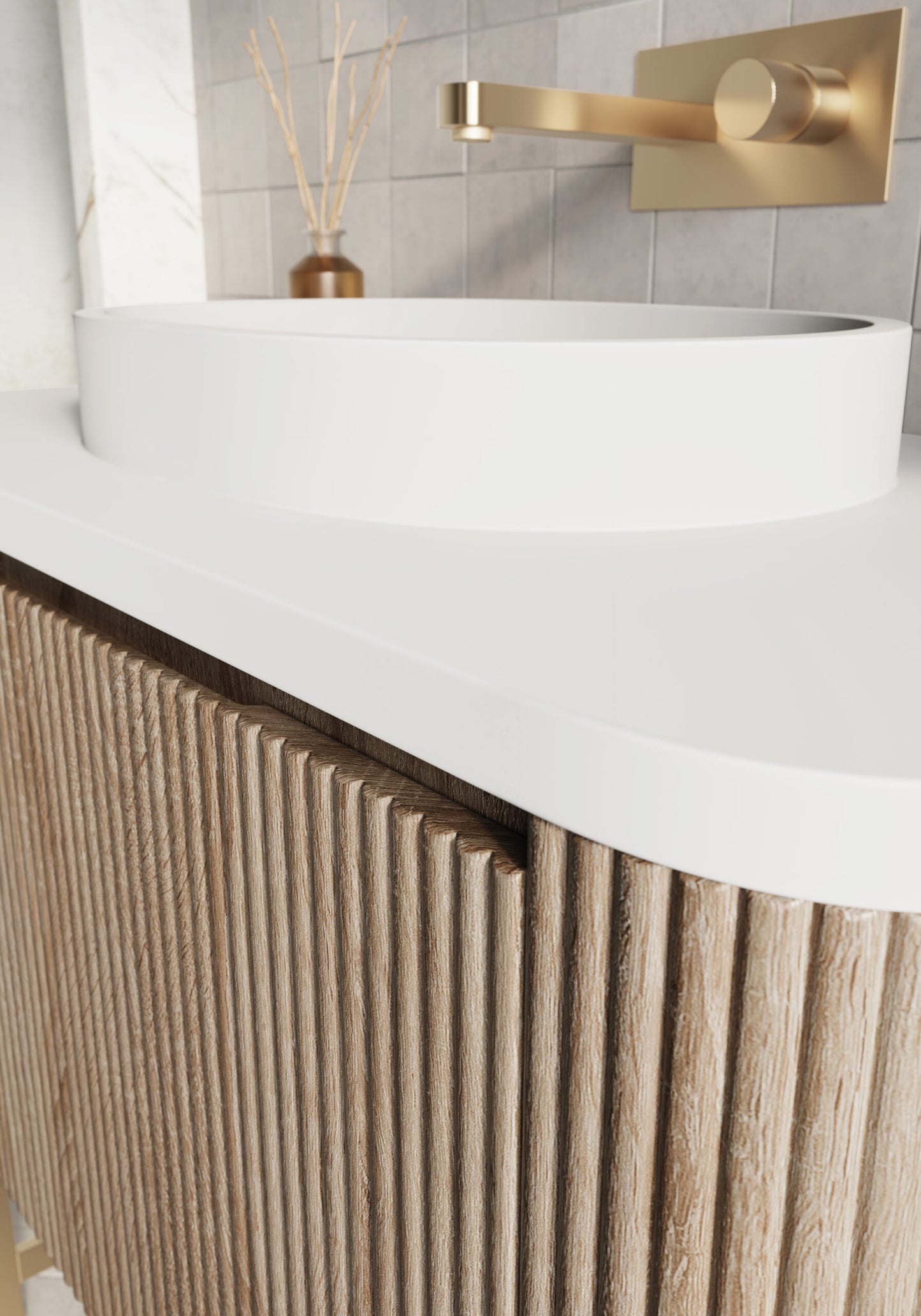 Linea Curve 600 Countertop Basin