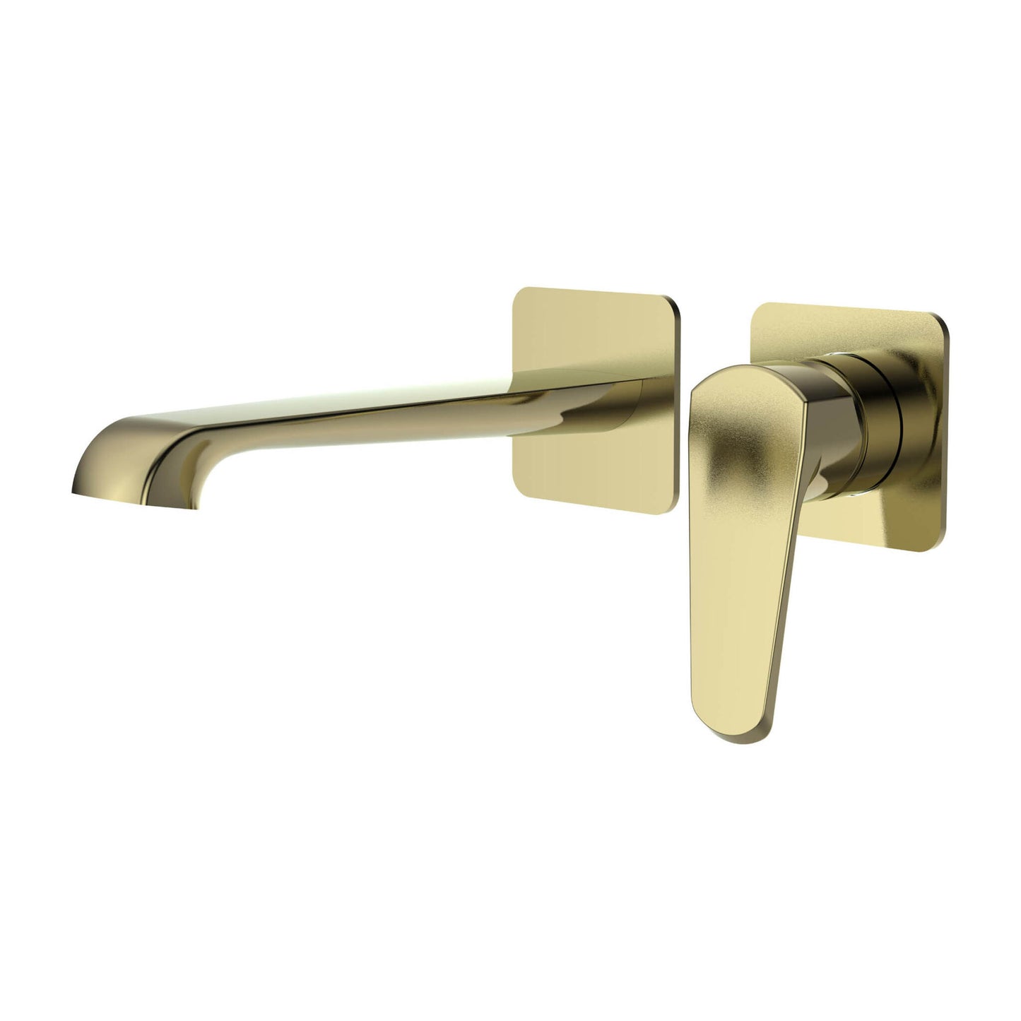 Montana Wall Mounted Bath Mixer Brashed Brass