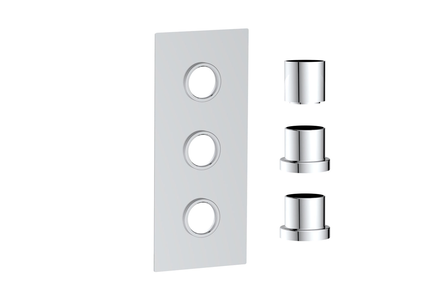 Concealed Plate with Sleeves