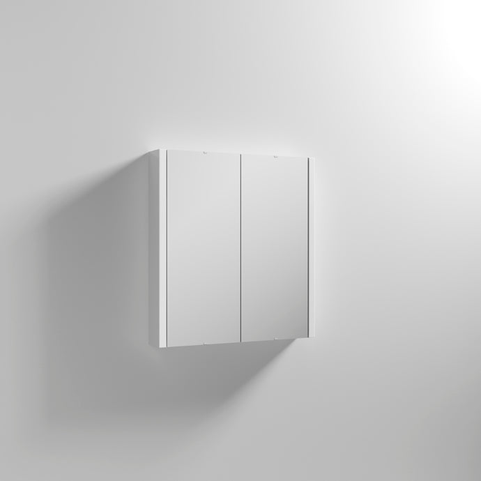 Mirror Cabinet 2 Door White Gloss