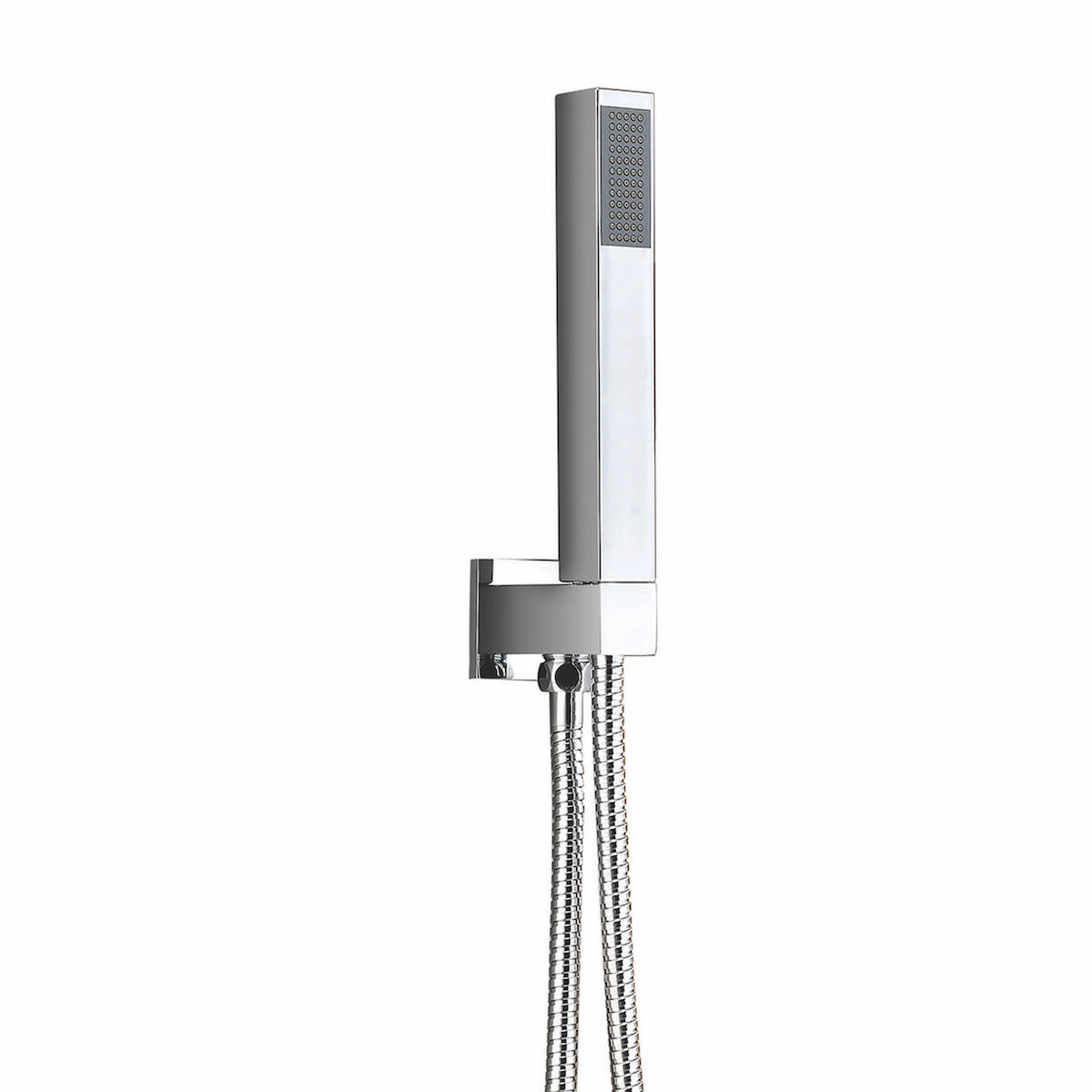 Square Shower Outlet, Hose & Head