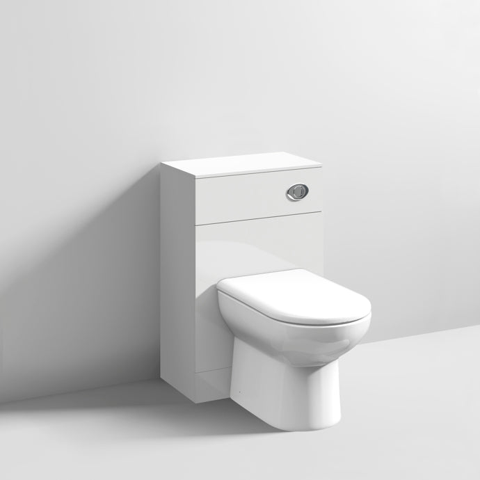 Wall Cabinet Unit (Pan & Cistern Not Included) White Gloss