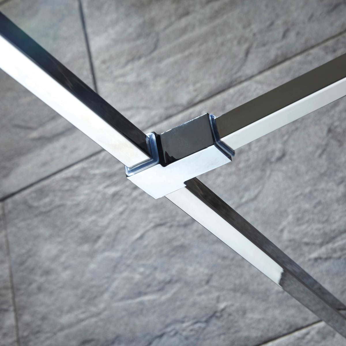 Forte Fluted Wetroom Joining Piece