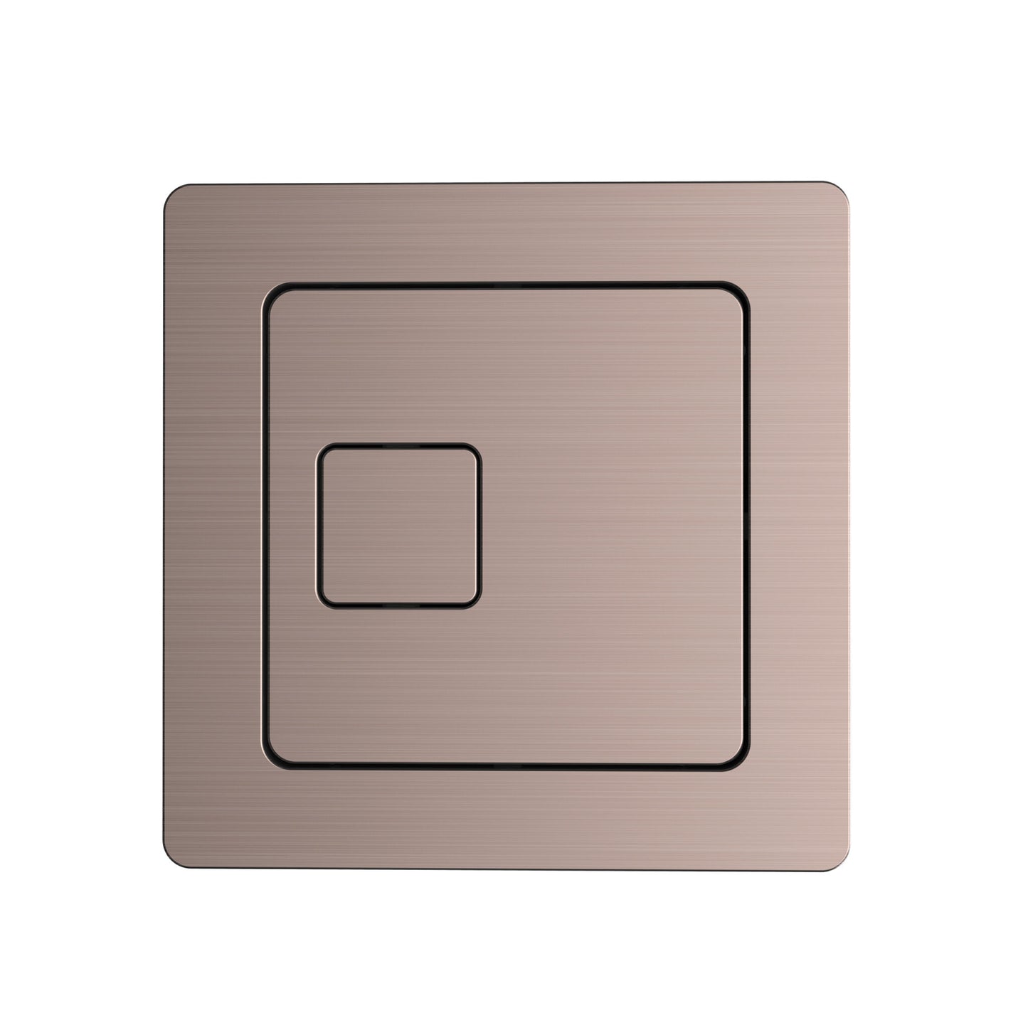 SQUARE DUAL FLUSH BUTTON BRONZE