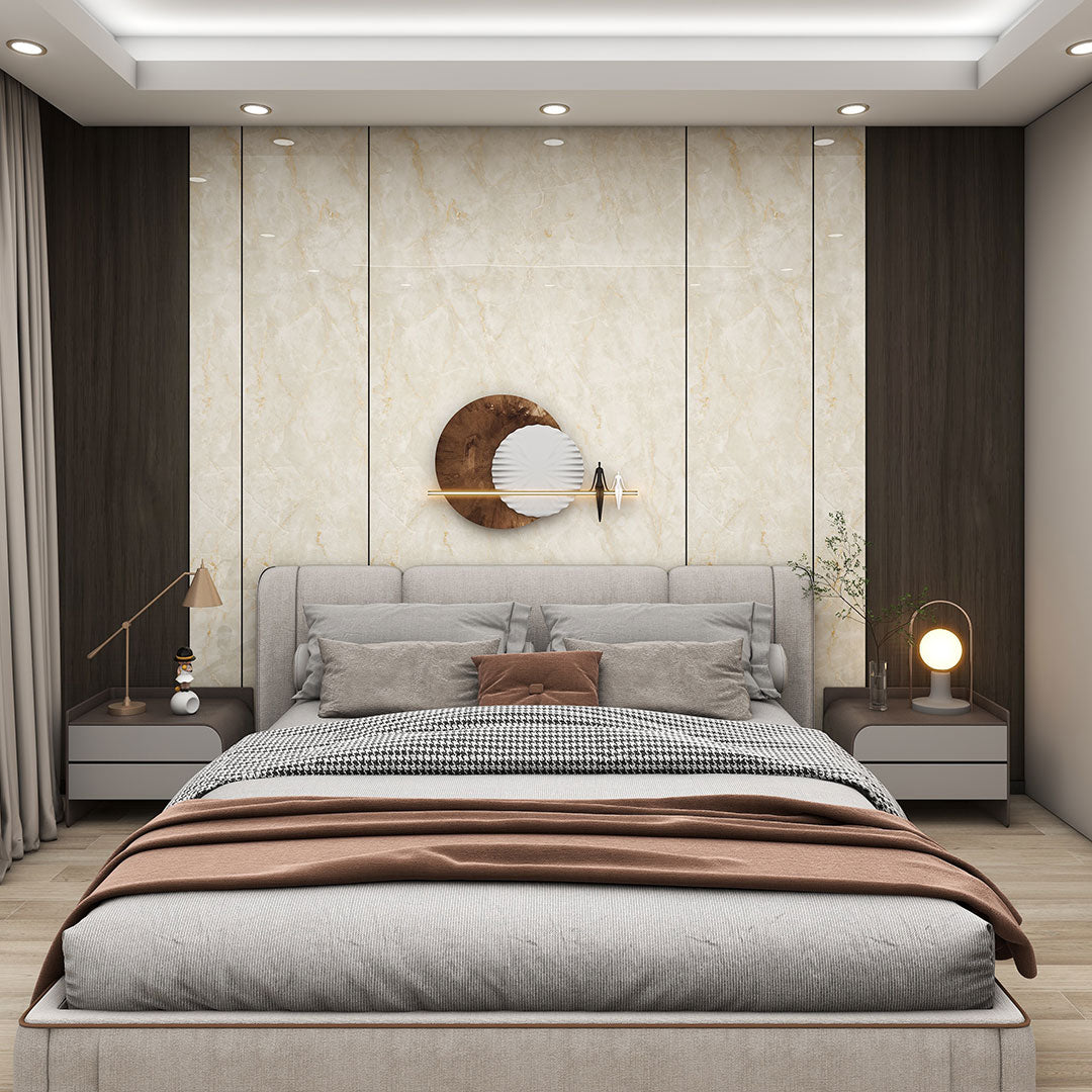 Sandstone - 1000mm x 2400mm x 10mm - Gloss - Waterproof - 1 Fire Rated