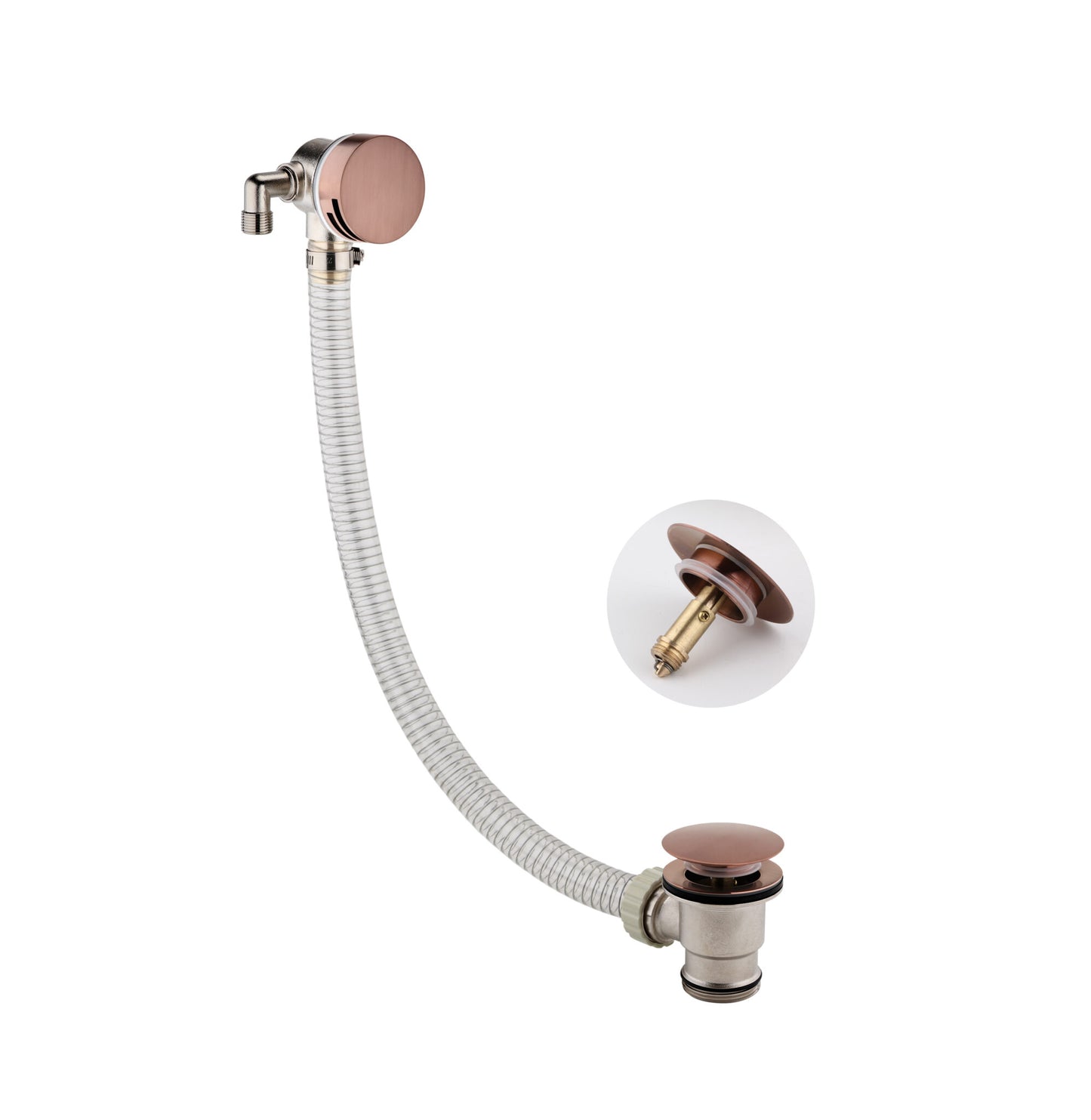 Round Bath Filler & Overflow