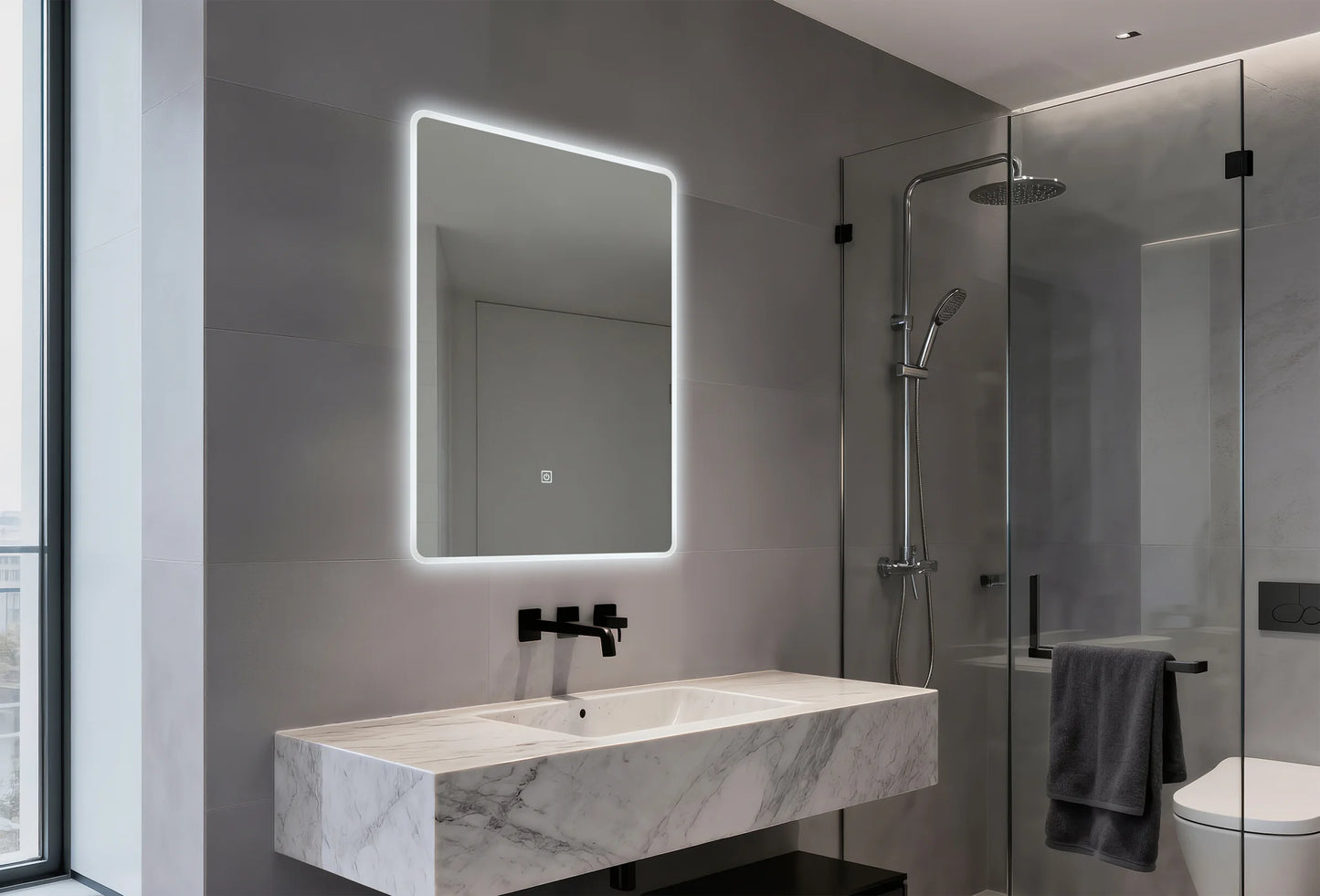 Classic Rectangular LED Mirror