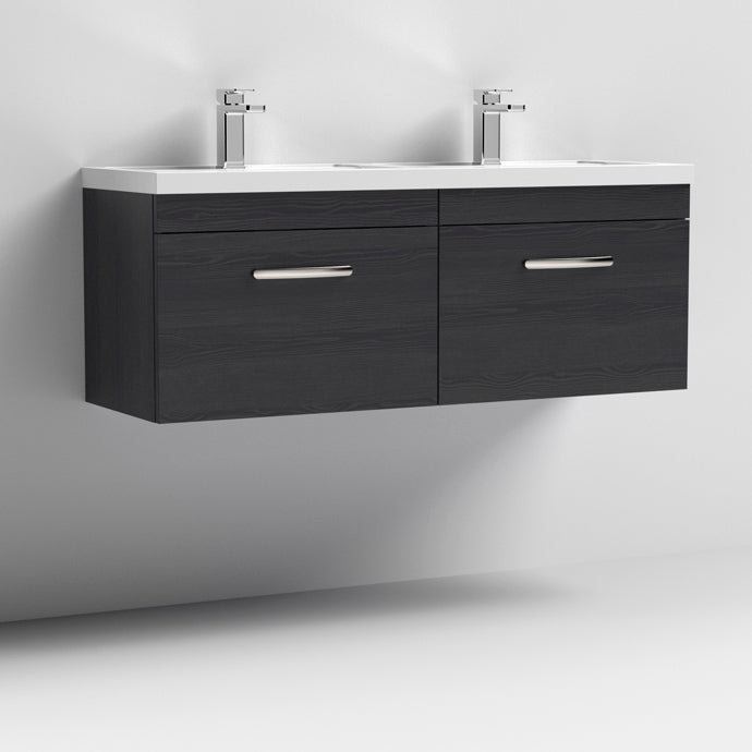 1200mm Wall Hung Cabinet With Double Basin (V1)
