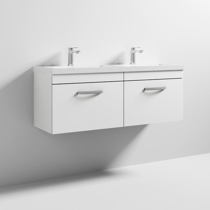 1200mm Wall Hung Cabinet With Double Basin (V1)