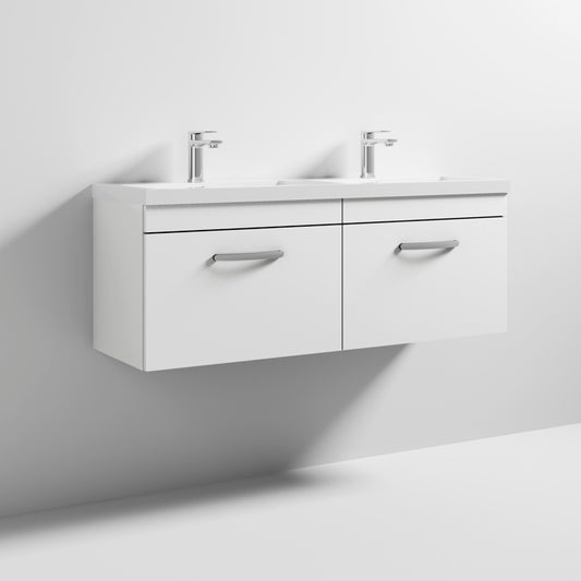 1200mm Wall Hung Cabinet With Double Basin (V1)