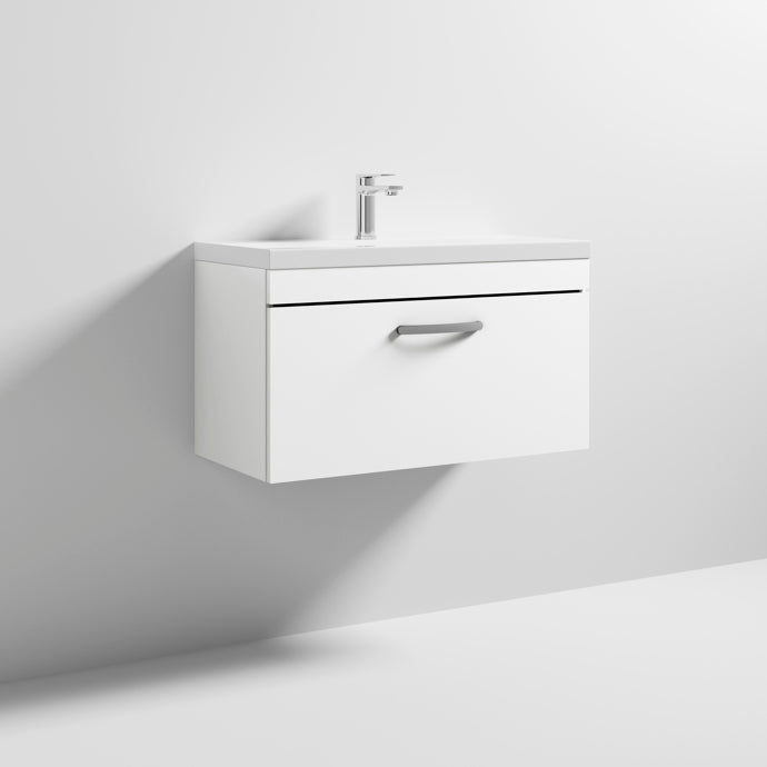 800mm Wall Hung Vanity With Basin 1 (V1)