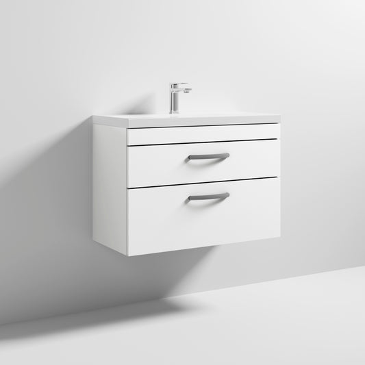 800mm Wall Hung Vanity With Basin 1 (V2)