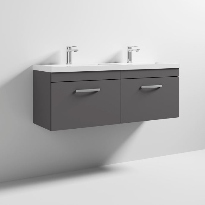 1200mm Wall Hung Cabinet With Double Basin (V1)