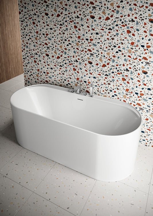 Tutto Freestanding Bath - White