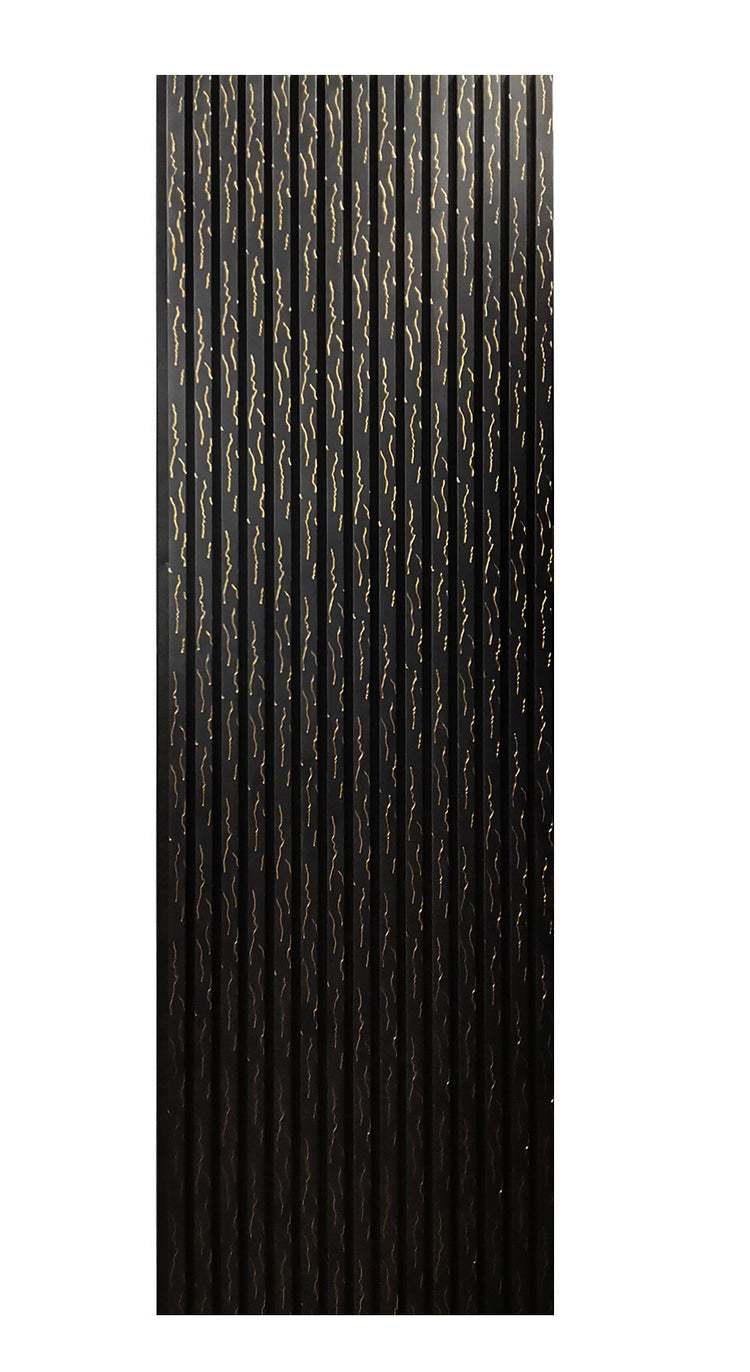 Black Gold Vein  Oak Acoustic Panel