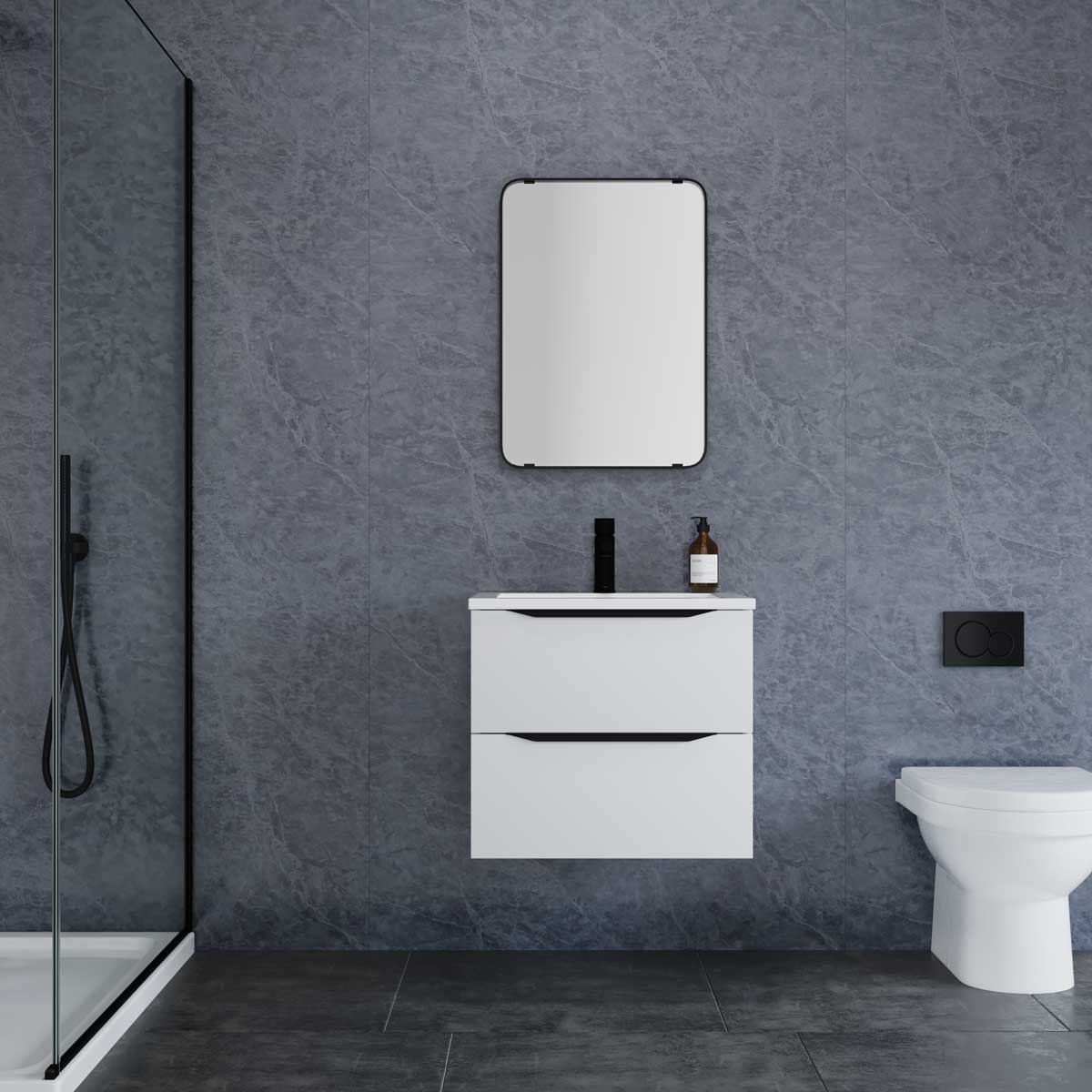 Capri Light Grey Matt - 1000mm x 2400mm x 10mm - Matt - Waterproof - 1 Fire Rated