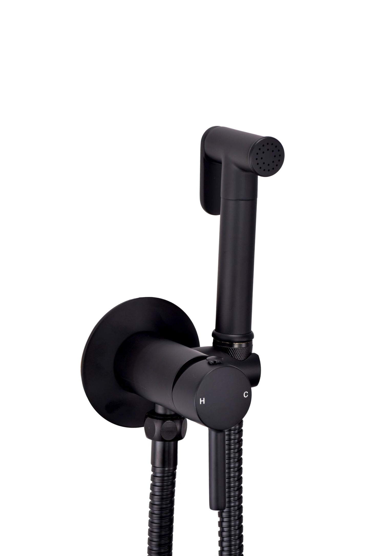 Douche Handset, Flexi, Holder and Outlet Elbow Manual Mixer
