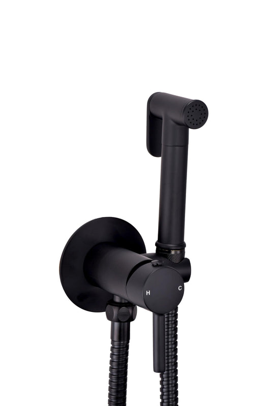 Douche Handset, Flexi, Holder and Outlet Elbow Manual Mixer