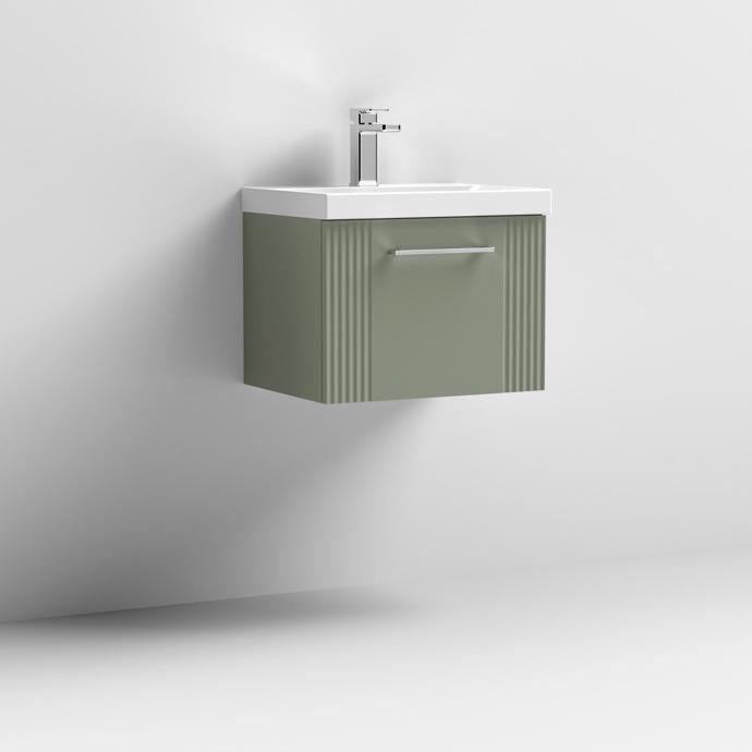 500mm Wall Hung Single Drawer Vanity With Thin-Edge Basin