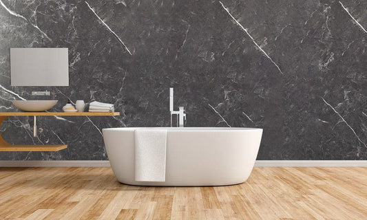 Grey Quartz Matt - 1000mm x 2400mm x 10mm - Matt - Waterproof - 1 Fire Rated