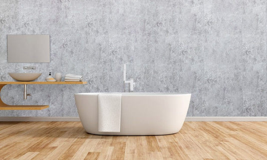 Concrete Black - 1000mm x 2400mm x 10mm - Matt - Waterproof - 1 Fire Rated