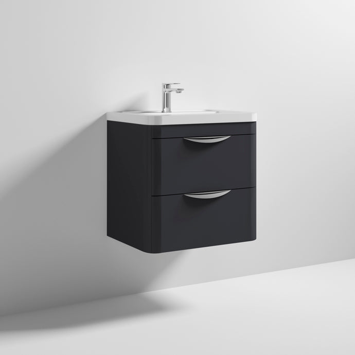 600mm Wall Hung Vanity & Ceramic Basin