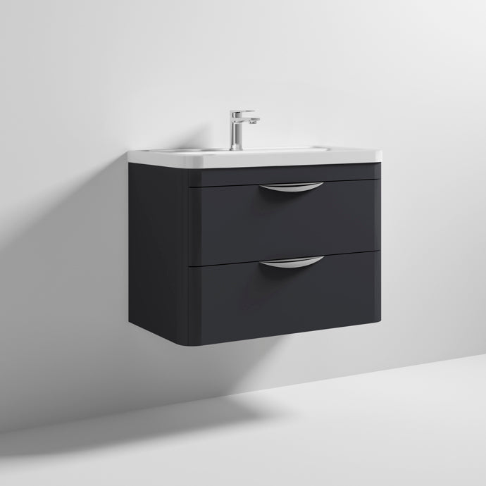 800mm Wall Hung Vanity & Ceramic Basin