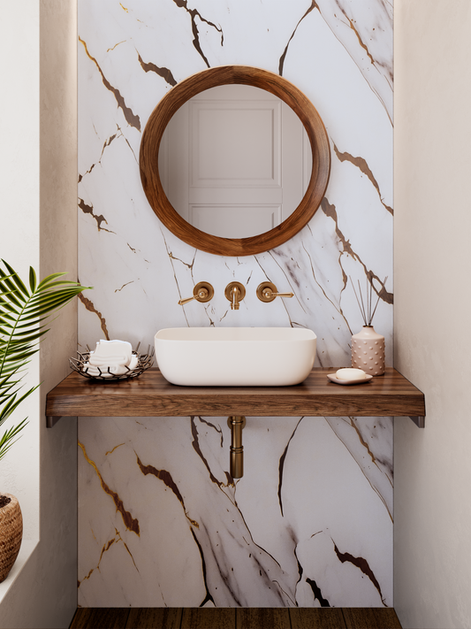 Florence Gloss - 1000mm x 2400mm x 10mm - Gloss - Waterproof - 1 Fire Rated