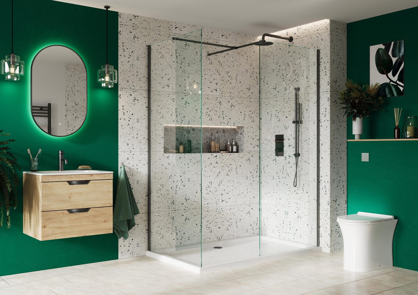 Forte Fluted Wetroom profile Colour