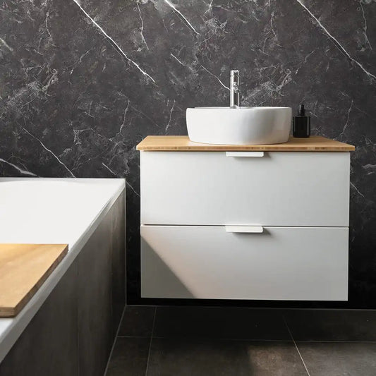 Graphite Quartz Matt - 1000mm x 2400mm x 10mm - Matt - Waterproof - 1 Fire Rated