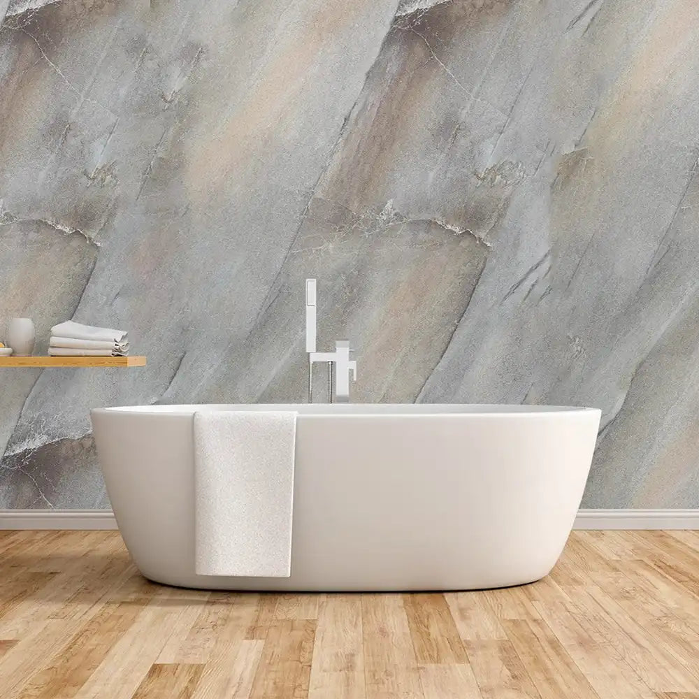 Grey Onyx Gloss - 1000mm x 2400mm x 10mm - Gloss - Waterproof - 1 Fire Rated