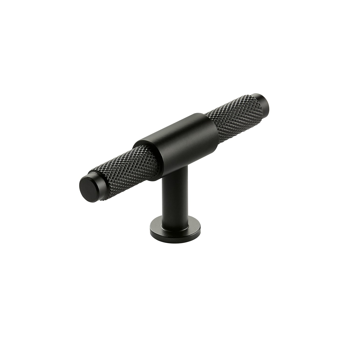 Matte Black Knurled T Bar 95mm