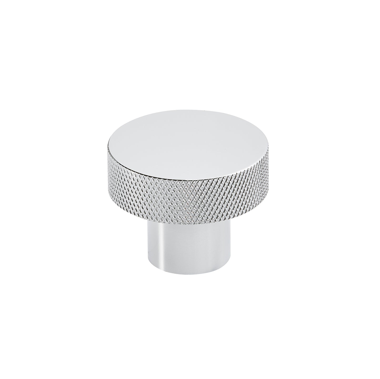 Chrome Knurled Round 42.5mm