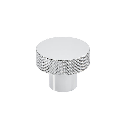 Chrome Knurled Round 42.5mm