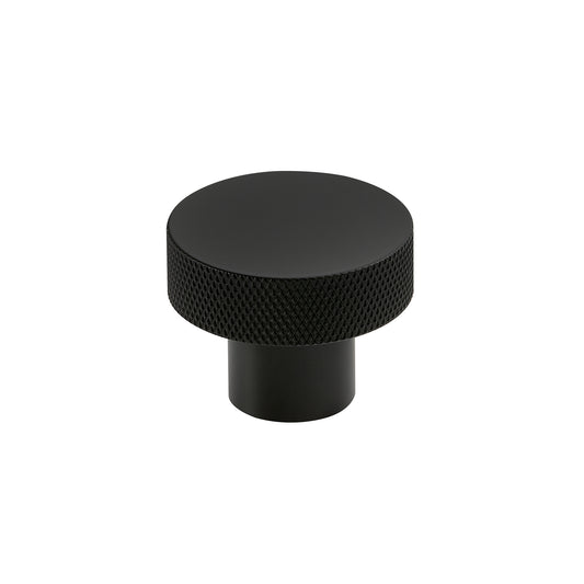 Matte Black Knurled Round 42.5mm