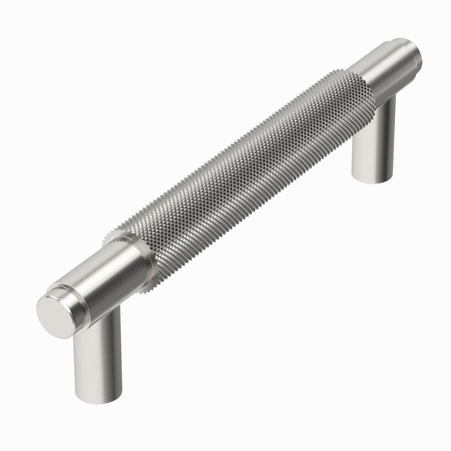 Brushed Nickel Knurled  160mm Handle
