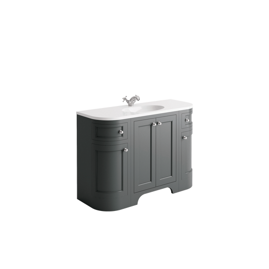 Brunswick Curved Side Cabinet Left - Spa