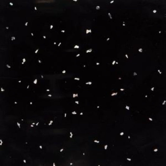 Black Sparkle - 250mm x 2700mm x 8mm - Gloss - Waterproof - Walls