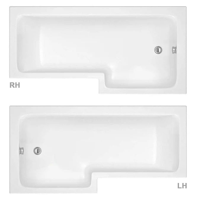 L Shaped 1700 Bathroom Package (Left Hand Bath)