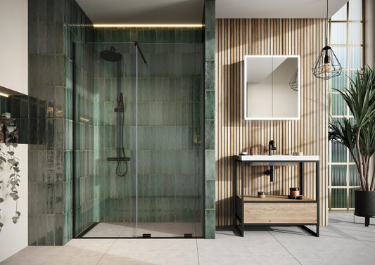 Momentum Sliding Door - Clear Glass 1600mm