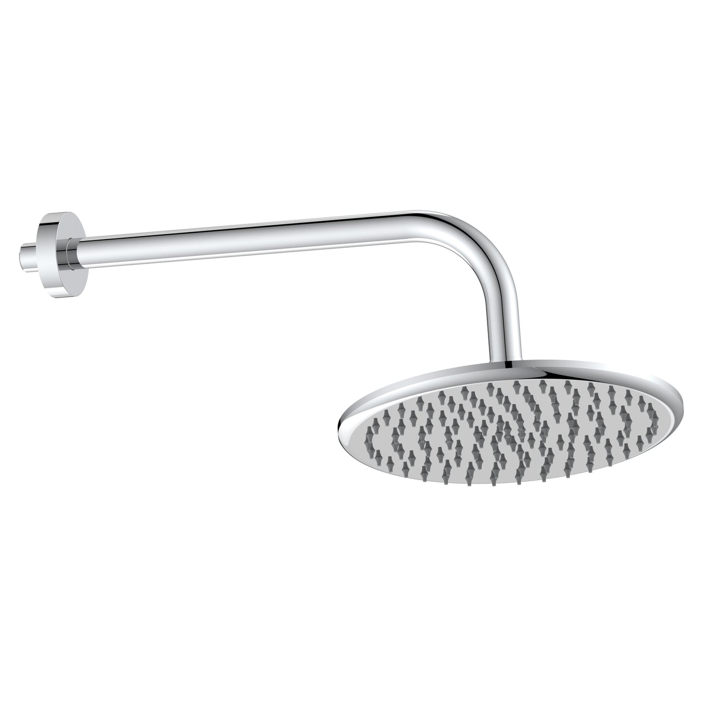 Round Shower Head & Bar