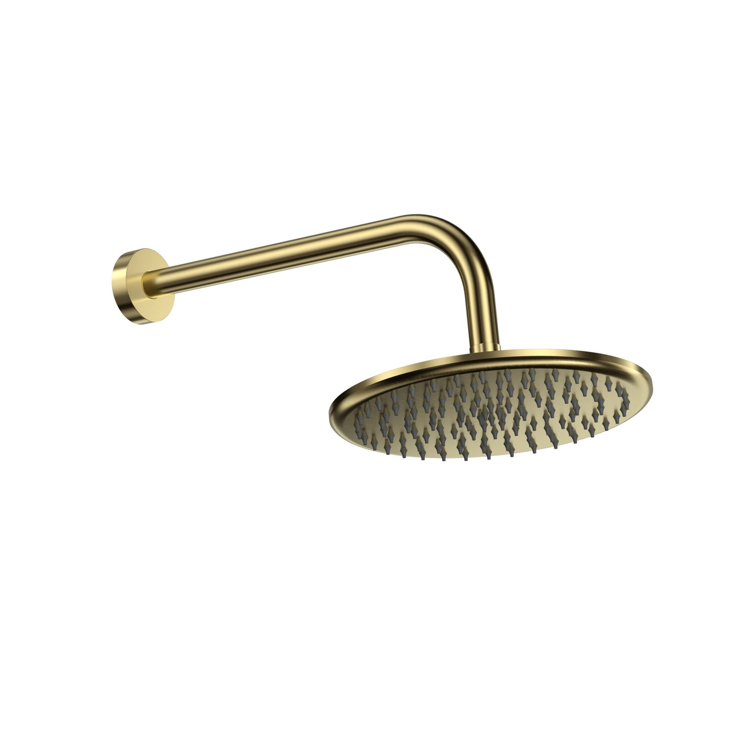 Round Shower Head & Bar