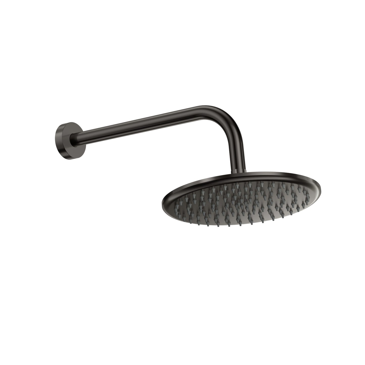Round Shower Head & Bar