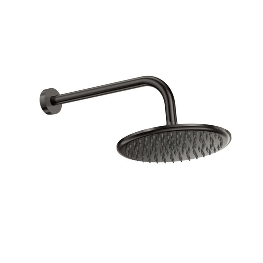 Round Shower Head & Bar