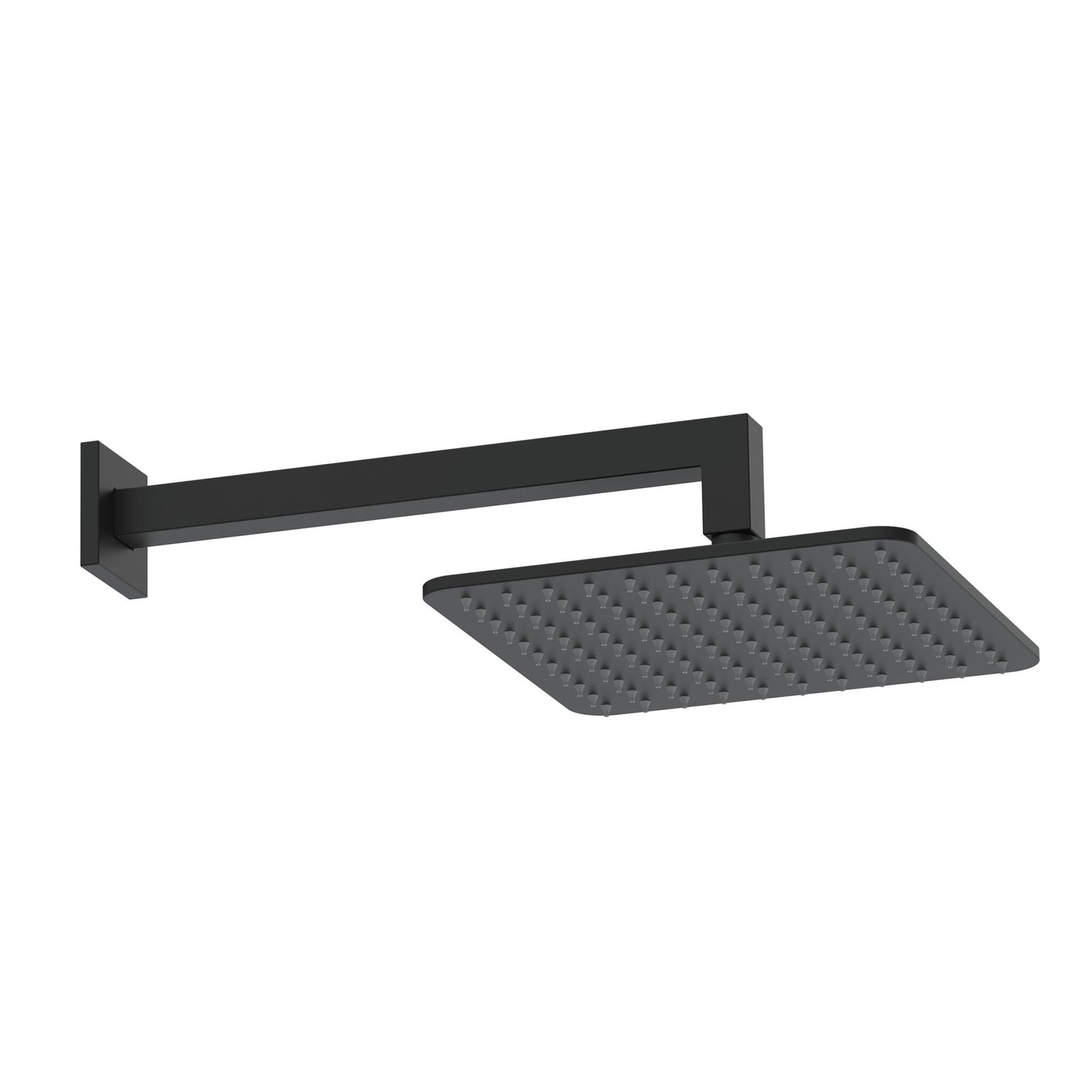 Square shower arm and head