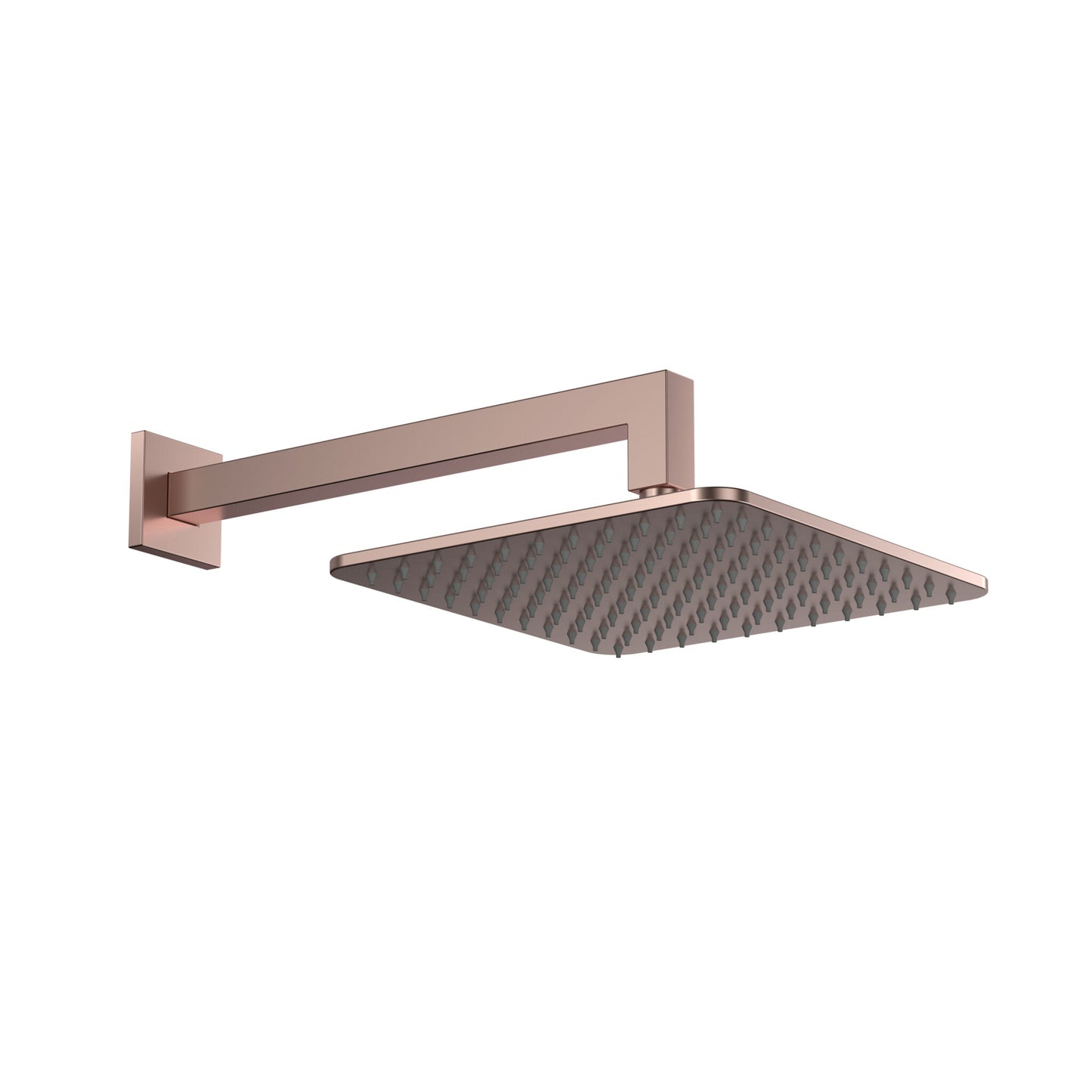 Square shower arm and head